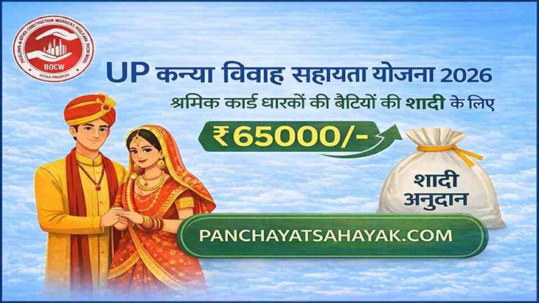 UP Kanya Vivah Sahayata Yojana Online Apply 2026